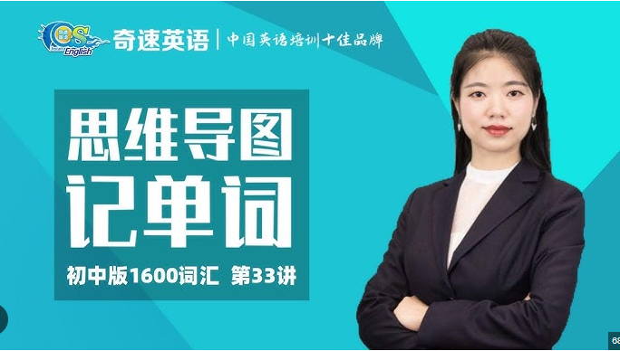 奇速思维导图记单词(初中)1600词汇-学习资料网