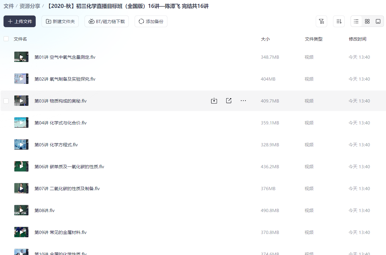 图片[3]-【2020-秋】初三化学直播目标班（全国版）16讲—陈潭飞 完结共16讲-学习资料网